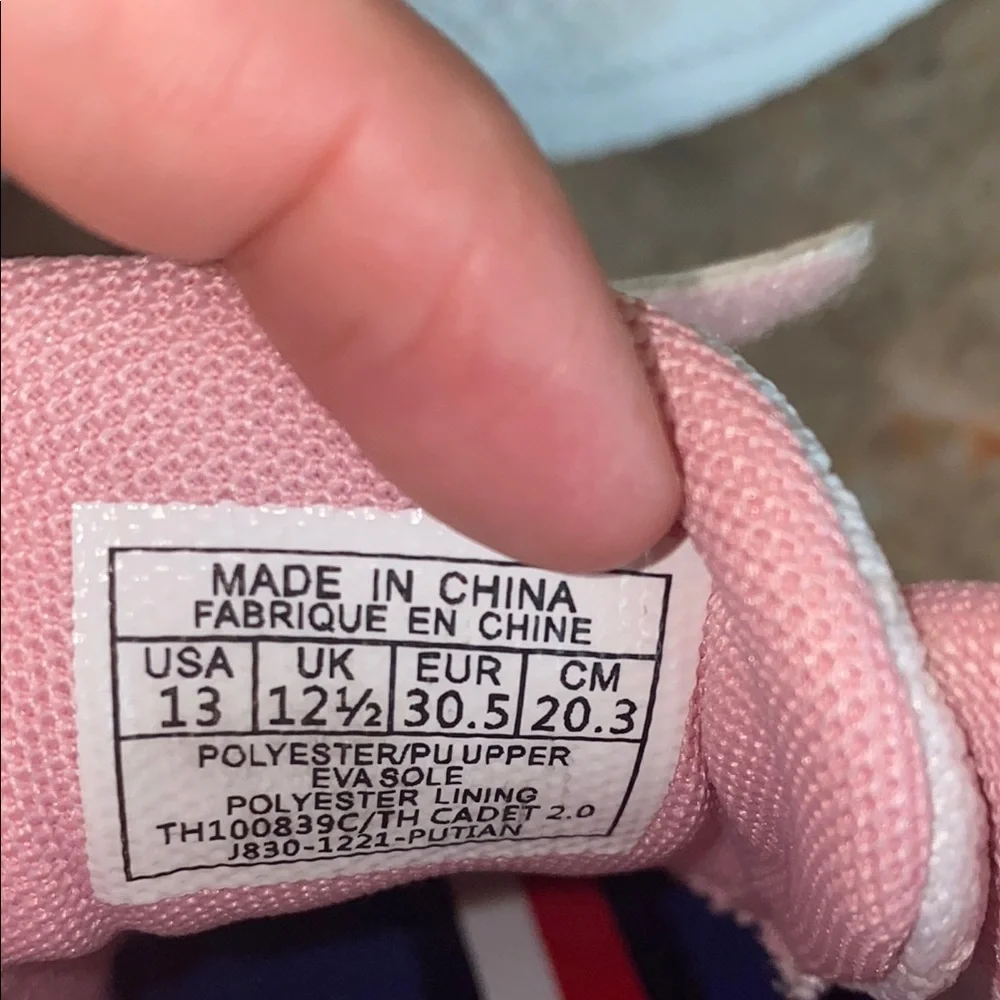 Tommy Hilfiger Kids' Sneakers in White and Pink